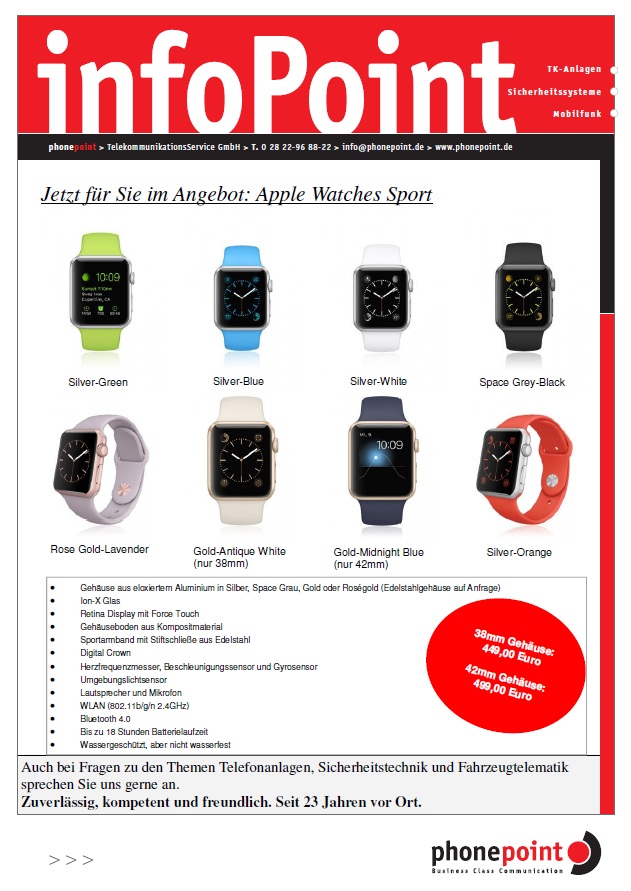 Apple Watch Flyer